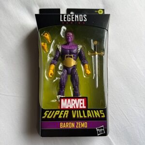Marvel Legends Baron Zemo Super Villains 6 Inch Action Figure Hasbro F3433